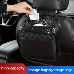Car Seat Storage Bag Leather Storage Bag Garbage Bag