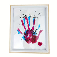 DIY Hand And Foot Print Set With Photo Frame 25 4 Cm Minimalist Picture Frame