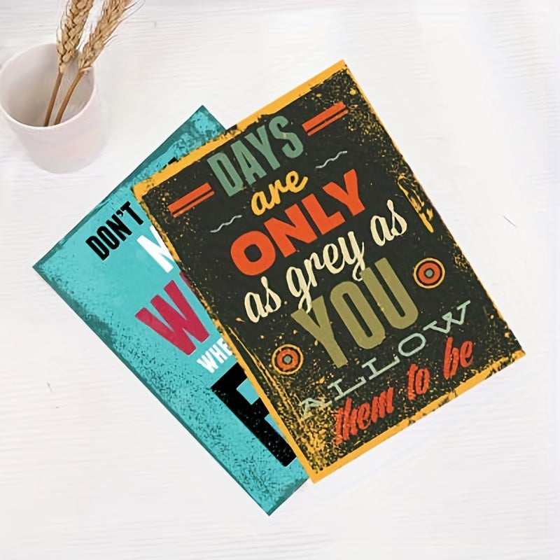 25pcs Vintage Motivational Cards for Students to Inspire & Encourage Daily