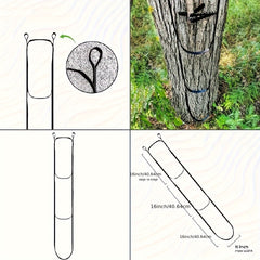 Heavy Duty Climbing Aider Saddle Platform Sticks