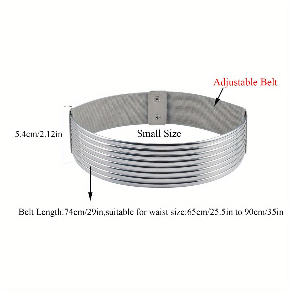 Steampunk Elastic Wide Belt Vintage Waistband for Women