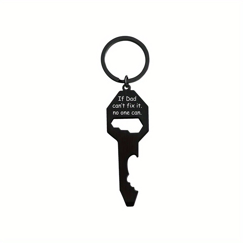 Men's Bottle Opener Pendant Keychain Screwdriver Keyring