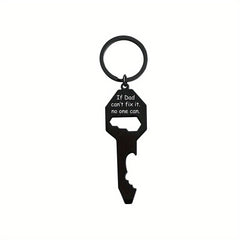 Men's Bottle Opener Pendant Keychain Screwdriver Keyring