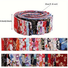 40pcs Cotton Quarters Fabric Bundle for DIY Patchwork Sewing Craft