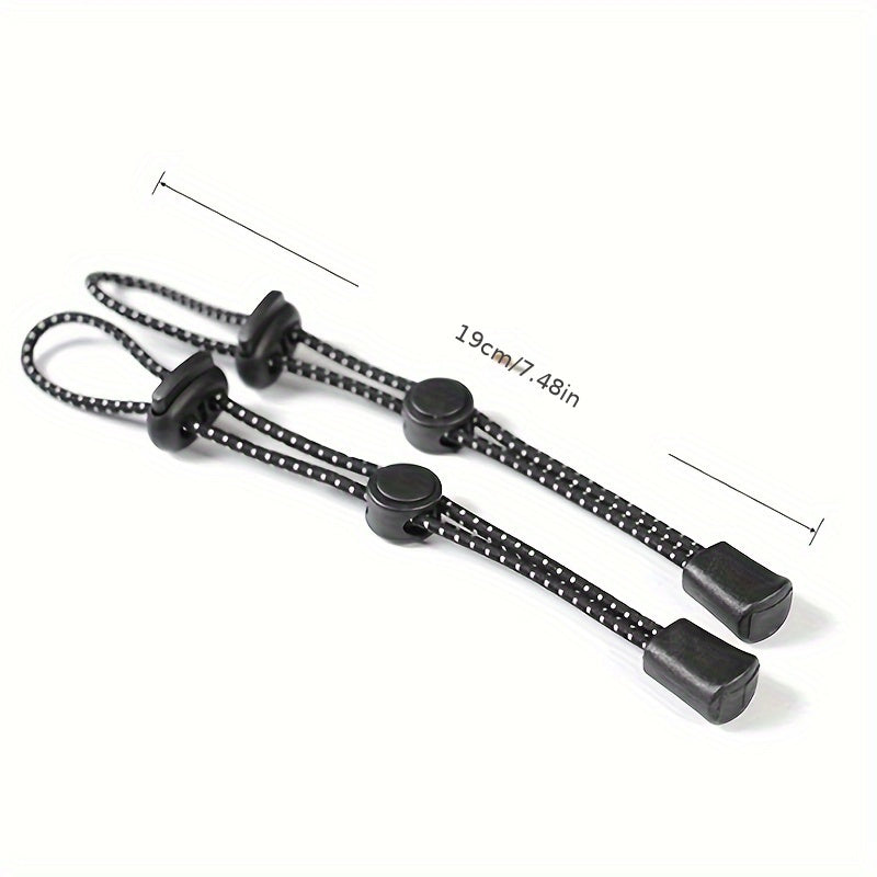 2pcs Backpack Walking Stick Holder Tie Cord Elastic Rope for Camping Hiking