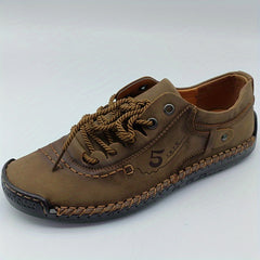 Men's Retro Stitch Non Slip Loafer Shoes