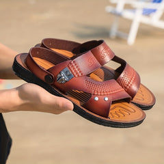 Men's Beach Walking Slip On Slide Sandals Summer Outdoor Shoes