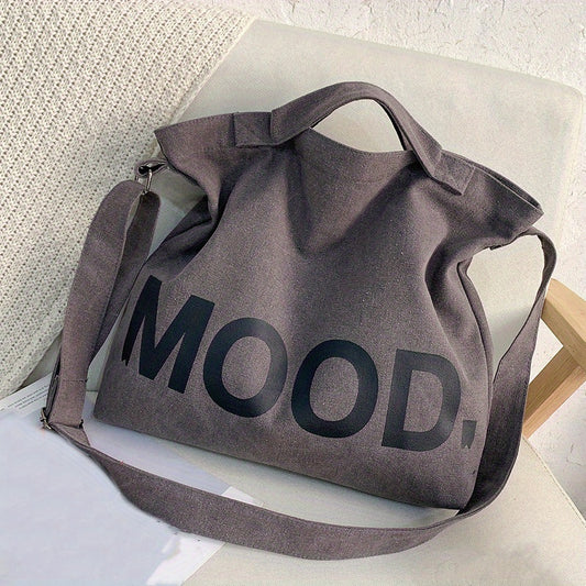 Casual Canvas Crossbody Bag Large Capacity Men's Shoulder Bag