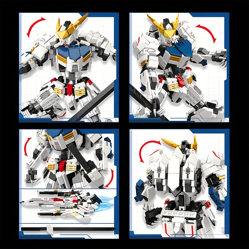 1001pcs Mech Building Block Set MOC Intergalactic Mech Assembly Toy Model