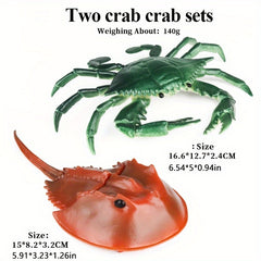 Marine Animal Toy Models Set - Ocean Enthusiast Playset