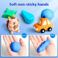 3pcs Colorful Kneadable Erasers for Art Drawing