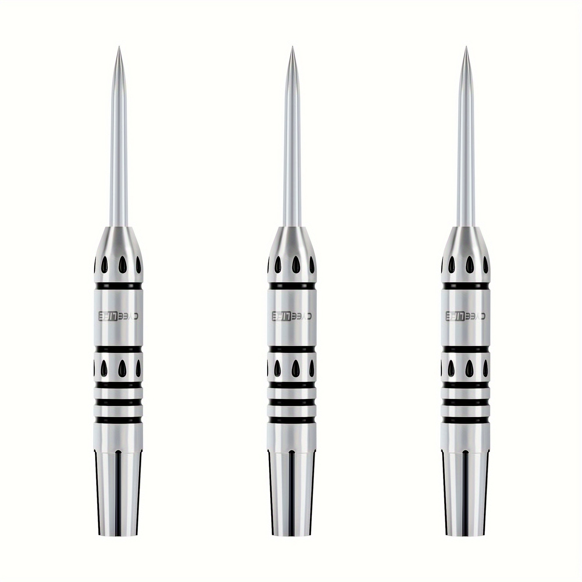 CyeeLife 22 23g Tungsten Steel Dart Barrels 90 Silver