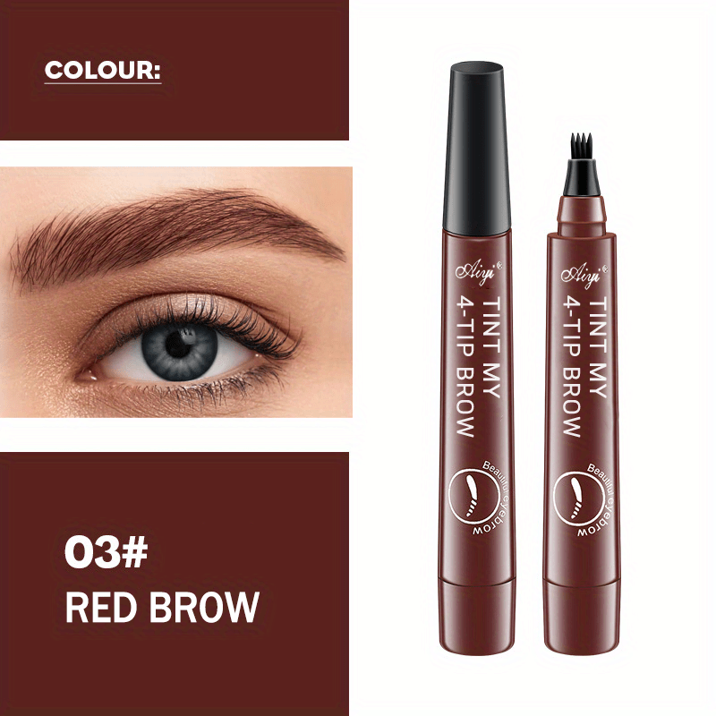 Waterproof Four Point Eyebrow Pencil Long Lasting