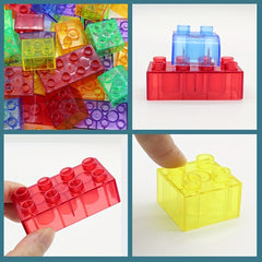 500G Pack Large Particle Building Blocks ABS Material Random Colors DIY