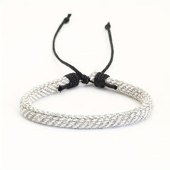 Ethnic Style Pattern Printing Woven Bracelet Men's Novelty Casual Gift Jewelry