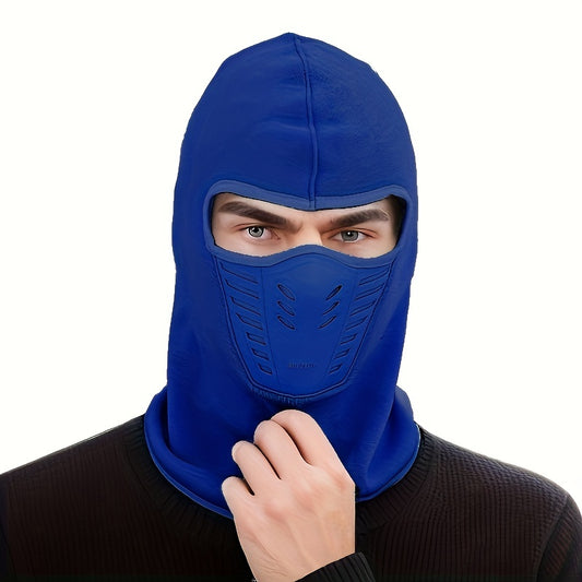 Winter Fleece Hat Neck Gaiter Face Protection Windproof Hat