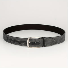 Men's PU Denim Belt Casual Sports All-match Belt