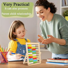 Wooden Abacus Counting Toy for Early Math Learning
