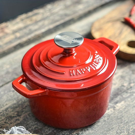 Small Enamel Dutch Oven 14 with Lid