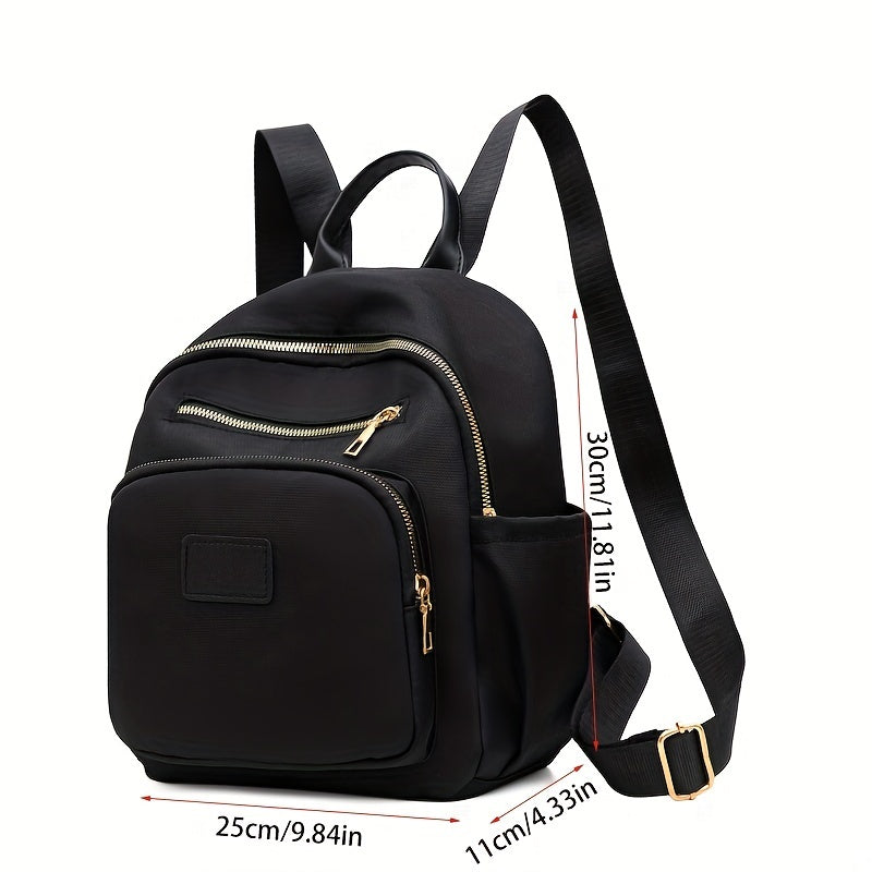 Nylon Backpack Purse Preppy School Bag Casual Travel Daypack For Girls