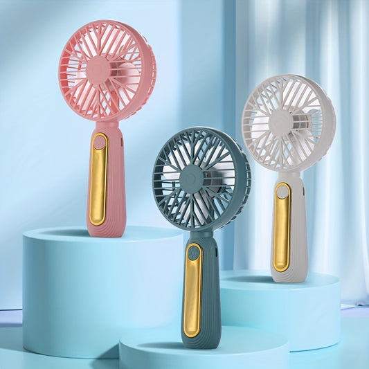 Mini Handheld Fan USB Rechargeable Portable Pocket Fan