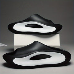Men's Thick Slip On Slides Casual Outdoor Slippers