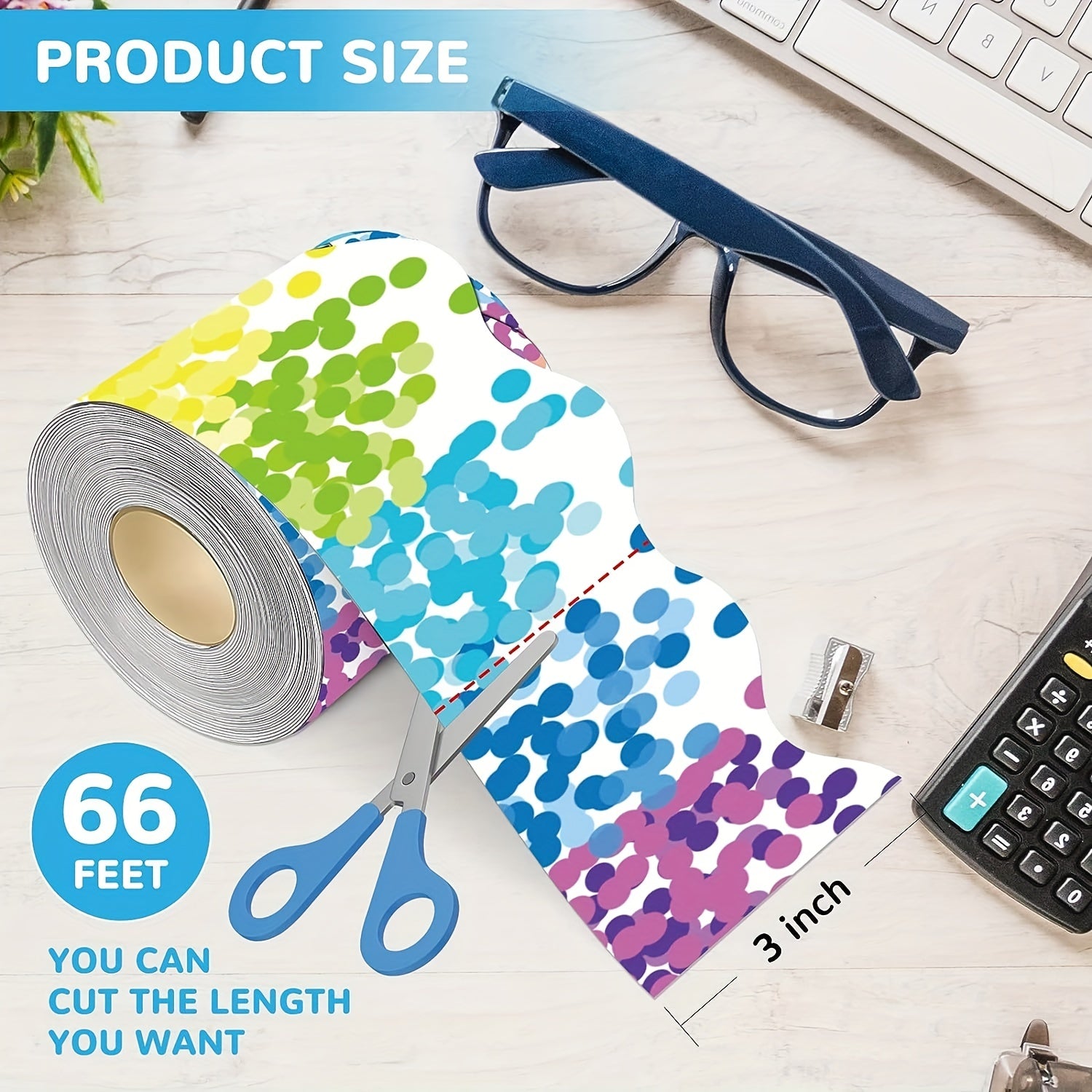 66 Ft Back To School Bulletin Borders Stickers