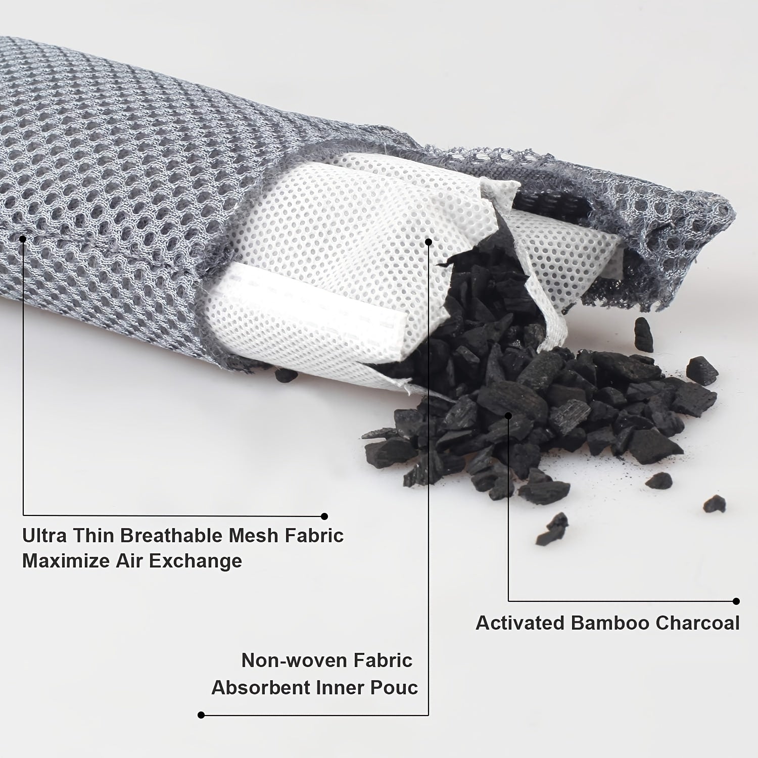 4pcs Boxing Glove Deodorizer Bamboo Charcoal Odor Eliminator