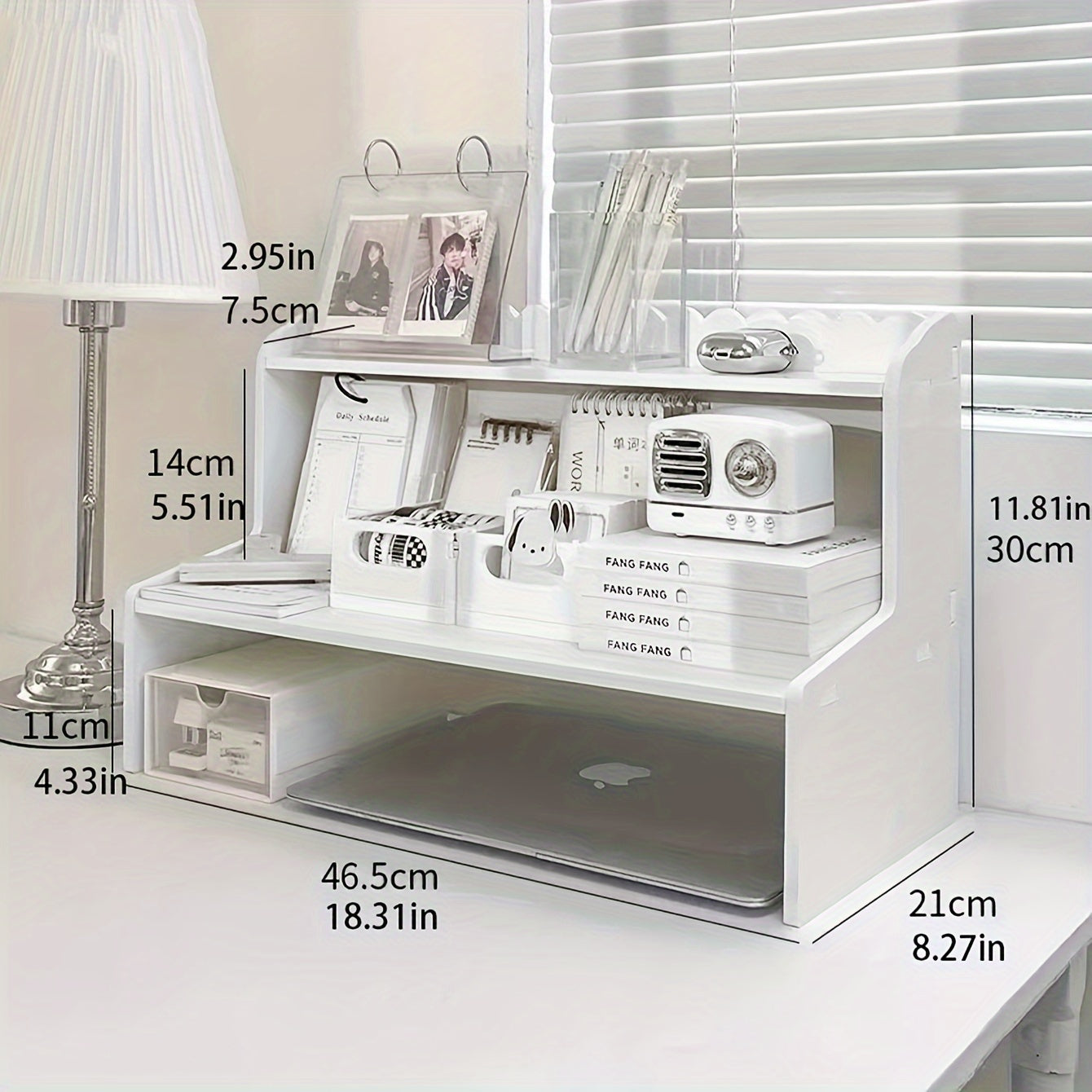 Desktop Storage Rack Wooden Dormitory Storage Rack Cosmetics Storage Rack