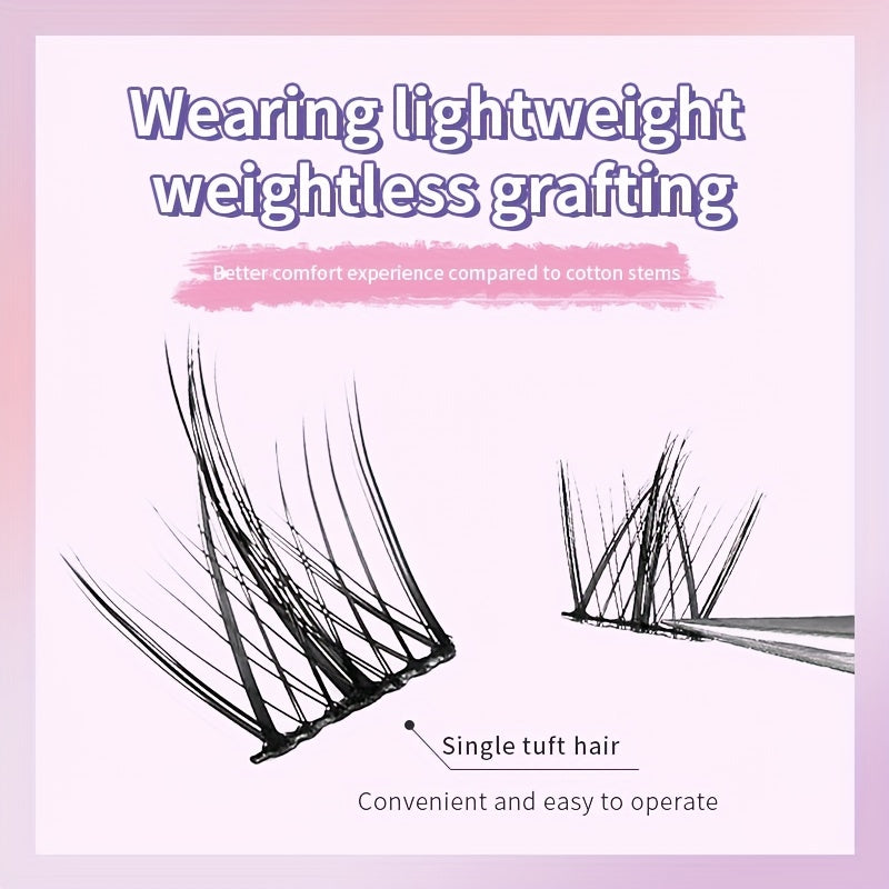 Segmented False Eyelashes for Natural Look