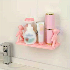 Small Man Rack Strong Self-Adhesive Storage Rack Wall Hanging