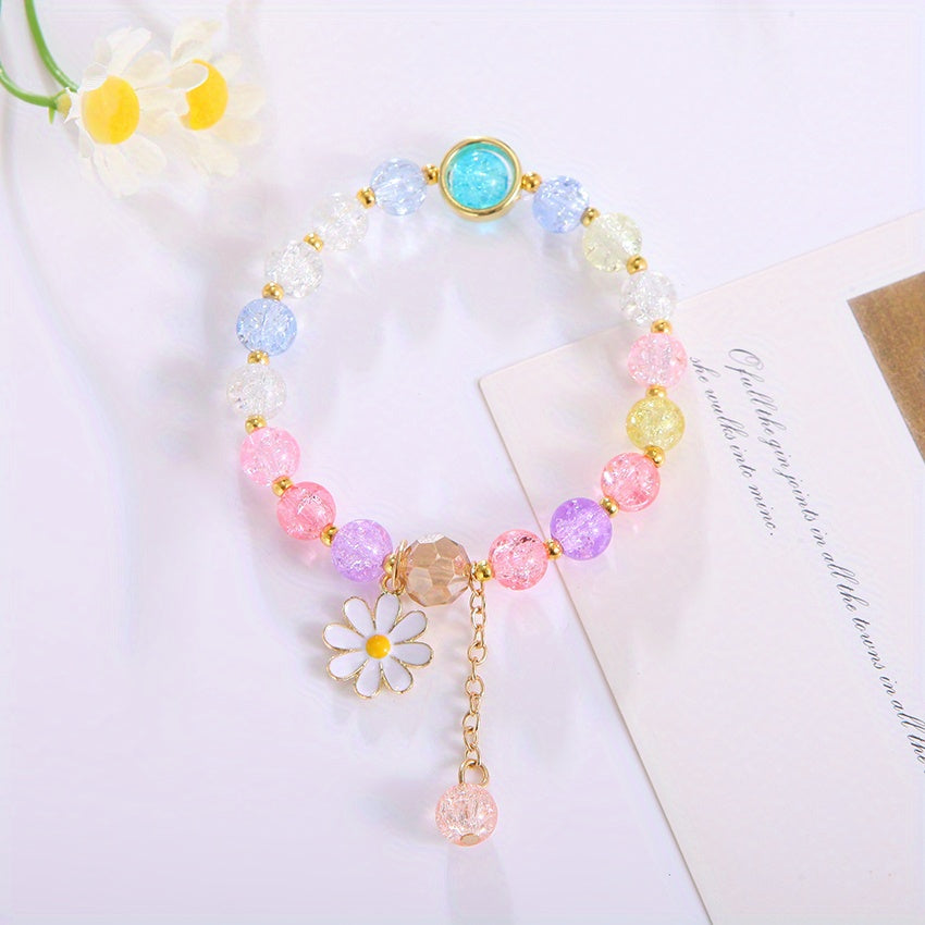 Colorful Crystal Beaded Bracelet Bohemian Women Jewelry