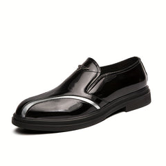 Women's PU Leather Slip On Soft Sole Oxfords