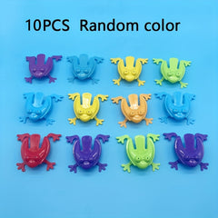 Pack of 10 Mini Jumping Frogs Finger Dexterity Game for Kids