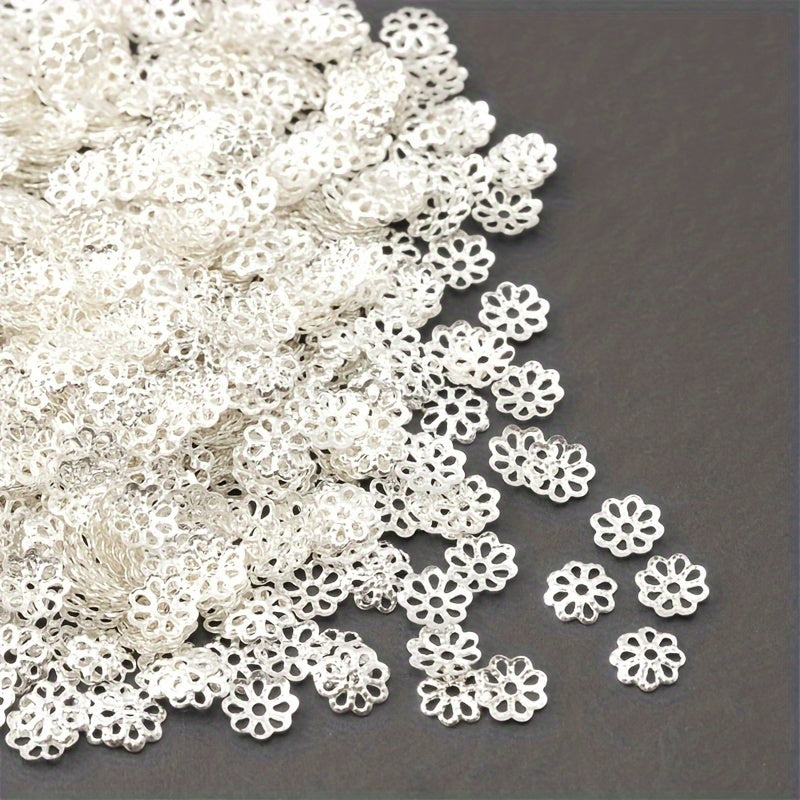 Lotus End Cap Metal Spacer Beads for DIY Jewelry