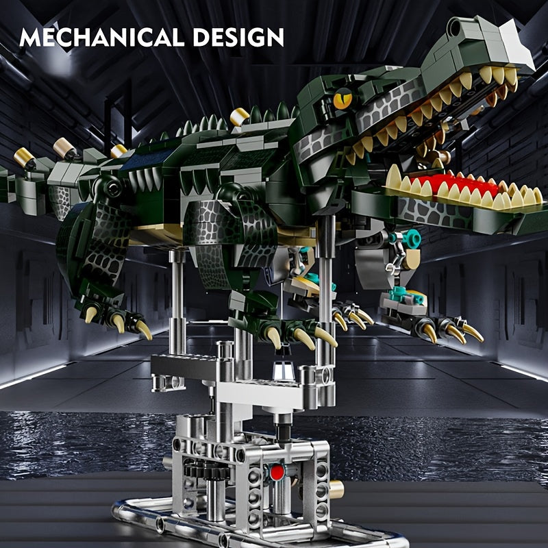Crocodile Building Block Puzzle Toy for Kids