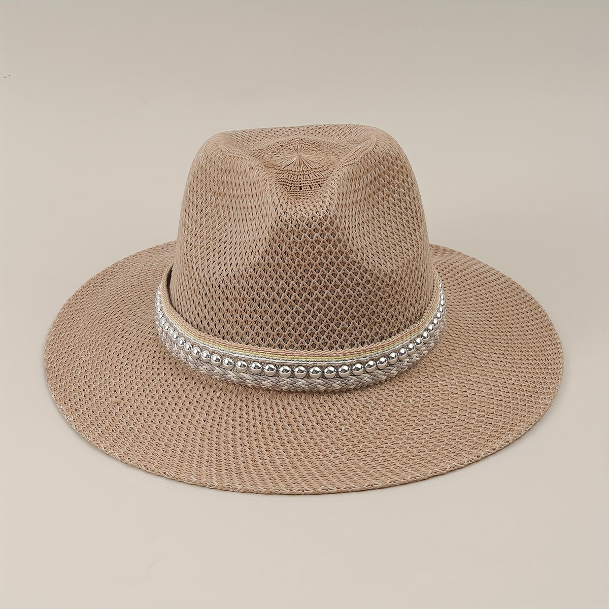 Men's Straw Sun Hat Large Brim Sunscreen Fishing Travel Beach Hat