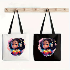 Dark Women Pattern Iron on Heat Transfer Stickers DIY Clothing T-shirt