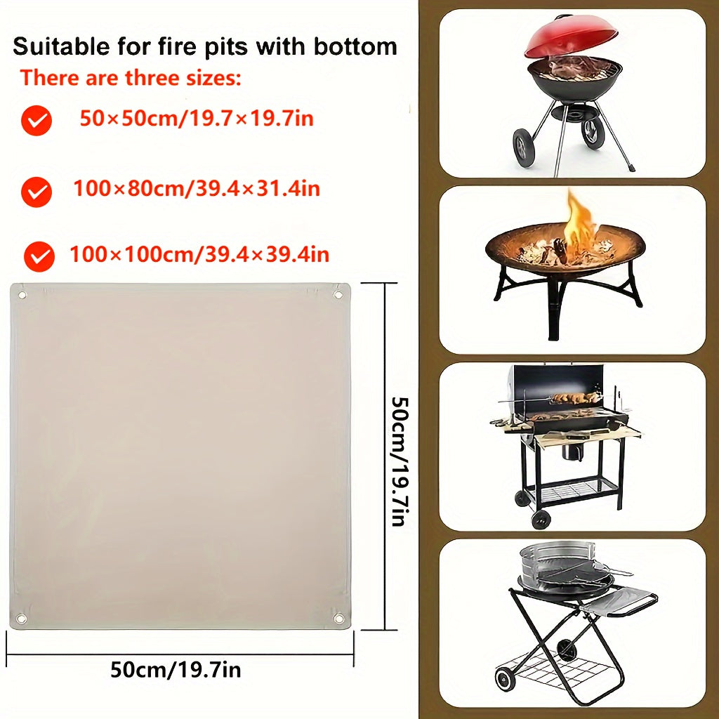 High Temp Resistant Fireproof Blanket for Camping Picnic Outdoor