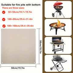 High Temp Resistant Fireproof Blanket for Camping Picnic Outdoor