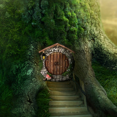Fairy Gate Wooden Landscape Decoration Outdoor Crafts