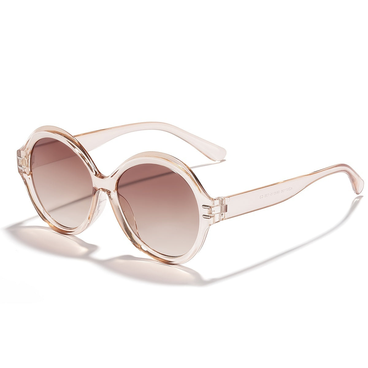 Vintage Oversized Round Sunglasses Women Sun Protection