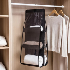 6 8 Pockets Hanging Bag Organizer Storage Household Hanging Rack