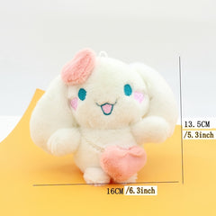 Satchel Jade Dog Keychain Backpack Pendant School Bag Doll Machine Merchandise