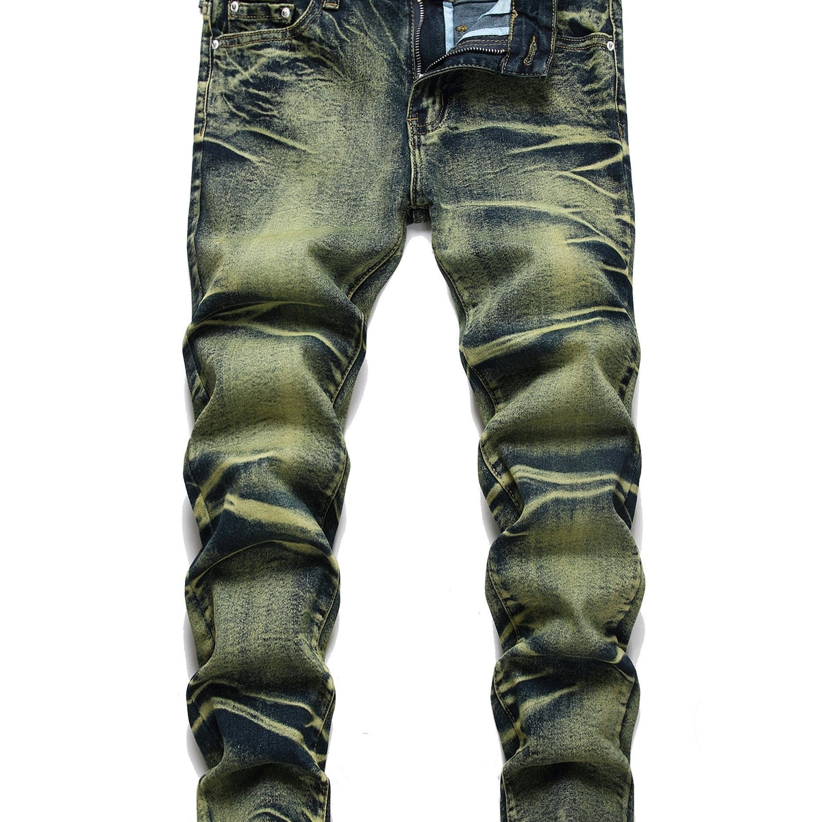 Boys Vintage Skinny Slim Fit Washed Denim Jeans Kids Clothing