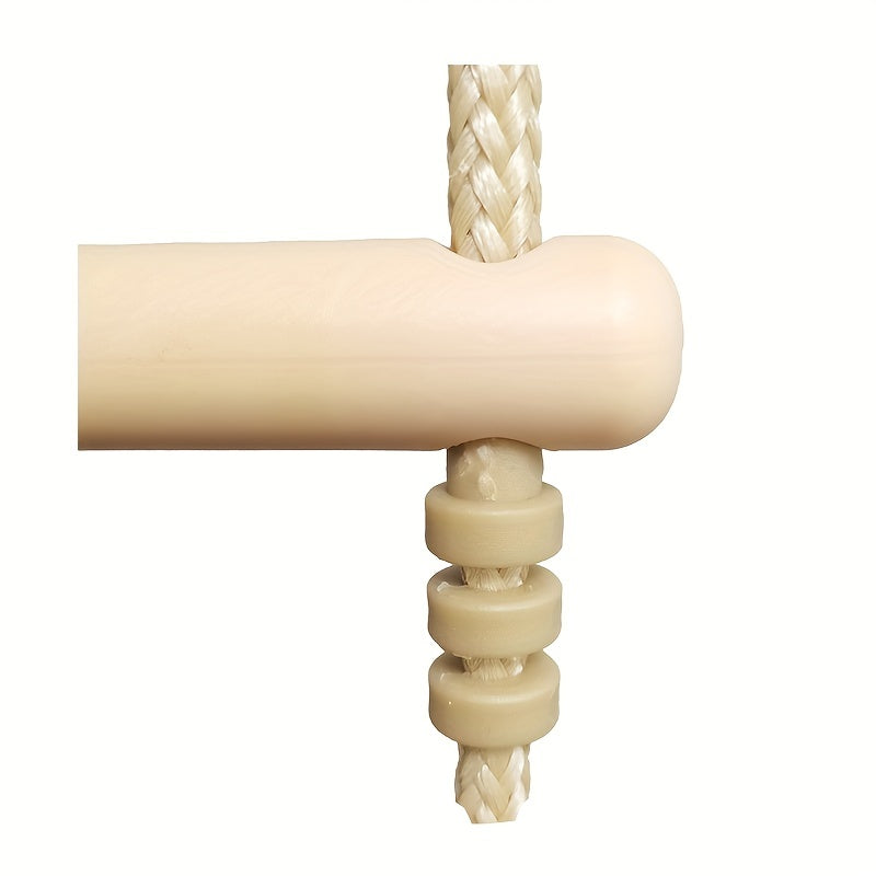 Kids Outdoor Monkey Bars Climbing Frame with Swings & Monkey Pole