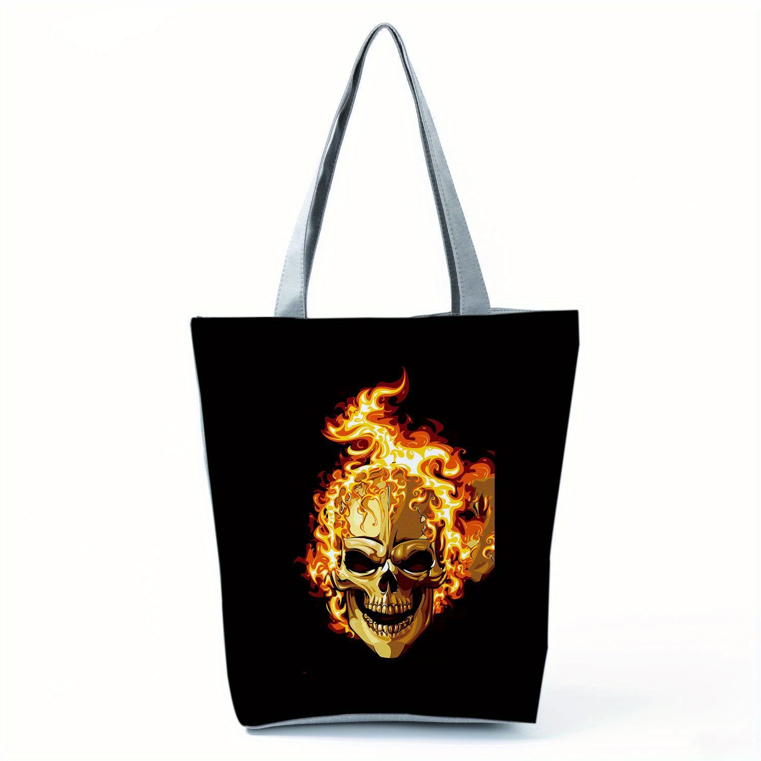 Halloween Skull Pattern Handbag Niche Bag All Match Storage Bag