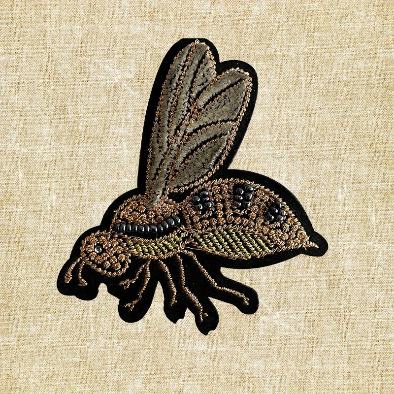 Bee Iron on Embroidery For Clothing Decoration