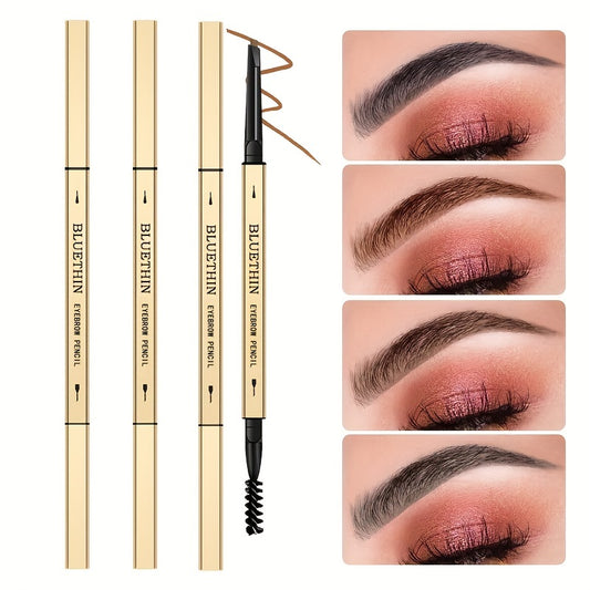 Triangle Eyebrow Pencil Gray Brown Flaxen Golden