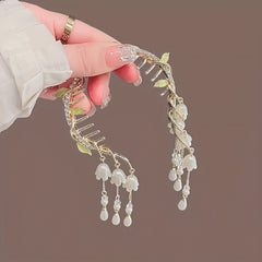 Girls Lily Tassel Hair Clip Headband Hairpin